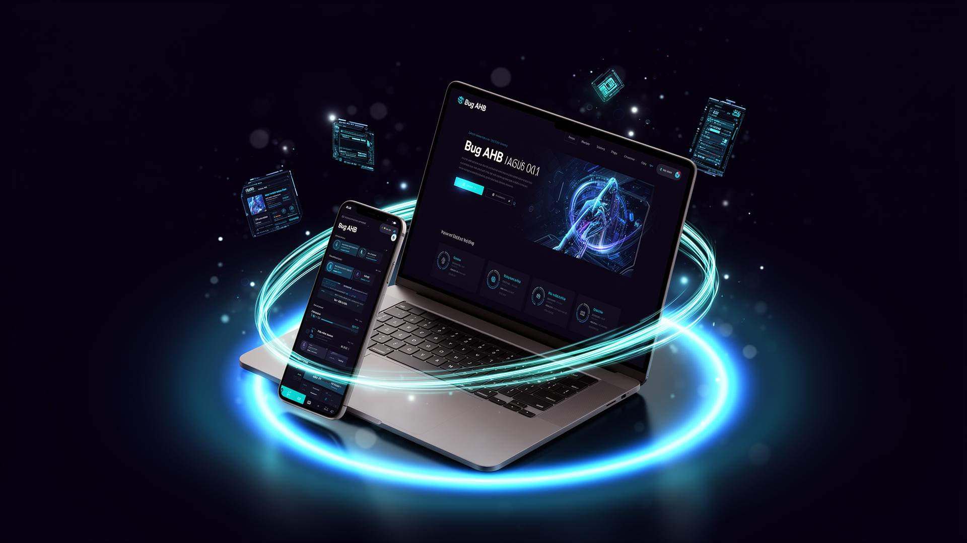 Aperçu sites web Bug AHB sur laptop et mobile